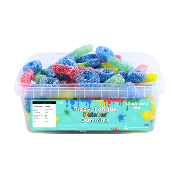 Candycrave Fizzy Tongue Painter Dummies Tub 600g