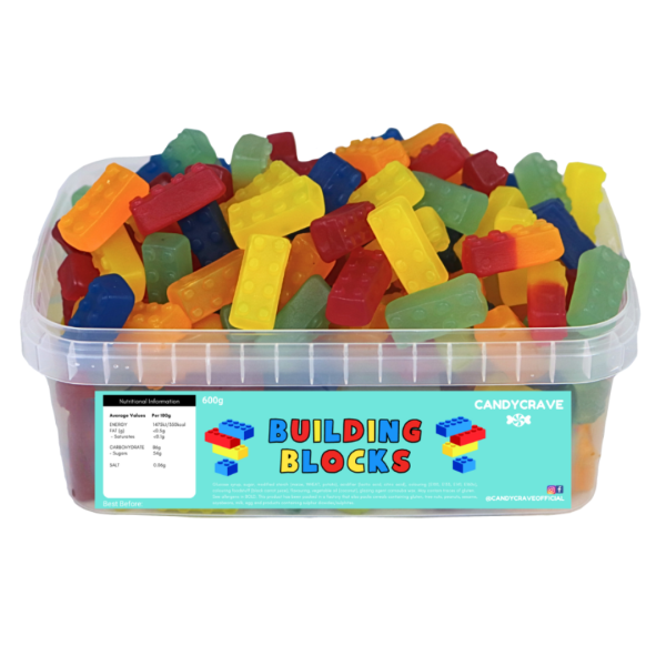 Candycrave Building Blocks Tub 600g