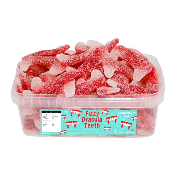 Candycrave Fizzy Dracula Teeth Tub 600g