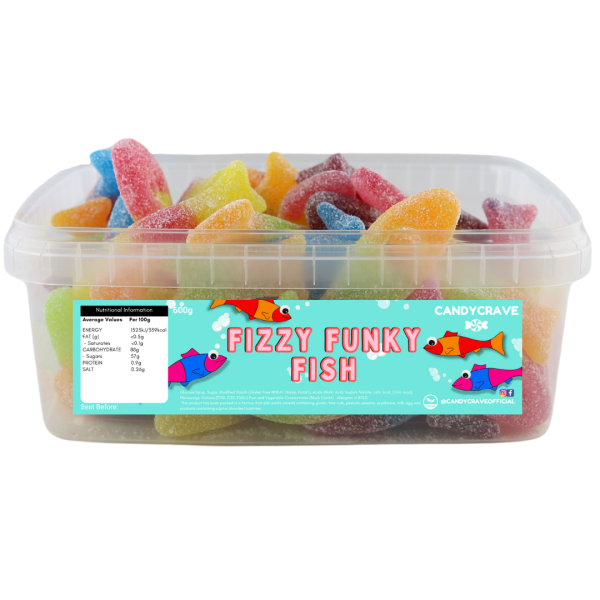 Candycrave Fizzy Funky Fishes 600g