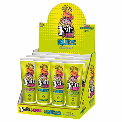 Hannah's Brain Licker Squeeze Gels 80g x 12 Pack