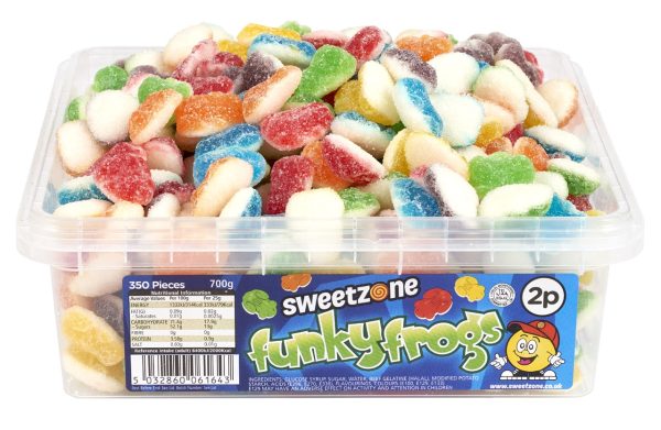 Sweetzone Tub Funky Frogs 700g