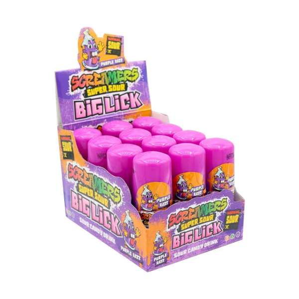 Zed Screamers Big Lick Purple Razz 60ml - 12 Pack