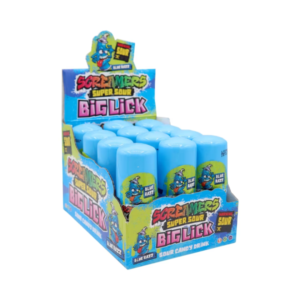 Zed Screamers Big Lick Blue Razz 60ml - 12 Pack