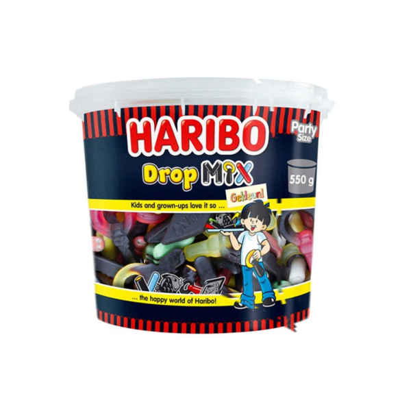 Haribo Drop Mix Tub 550g