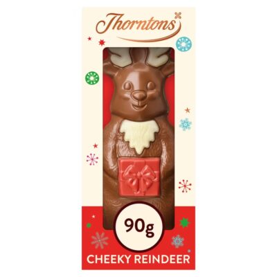 Thorntons Cheeky Reindeer Milk Chocolate Christmas Gift 90g
