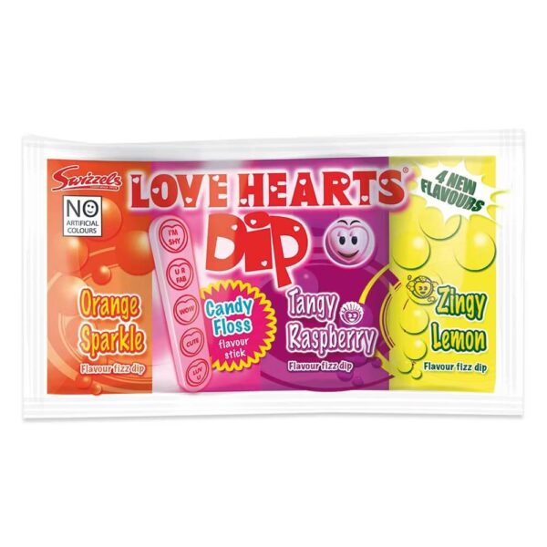 Swizzels Love Hearts Sherbet Dip 23g