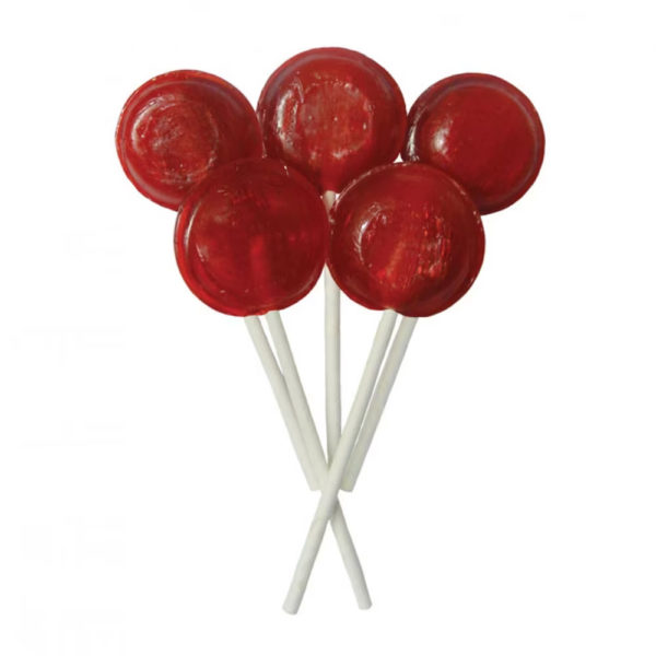 Dobsons Wrapped Cherry Mega Lollies 5 Pack