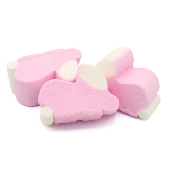 Pink & White Bunny Mallows Bag 100g