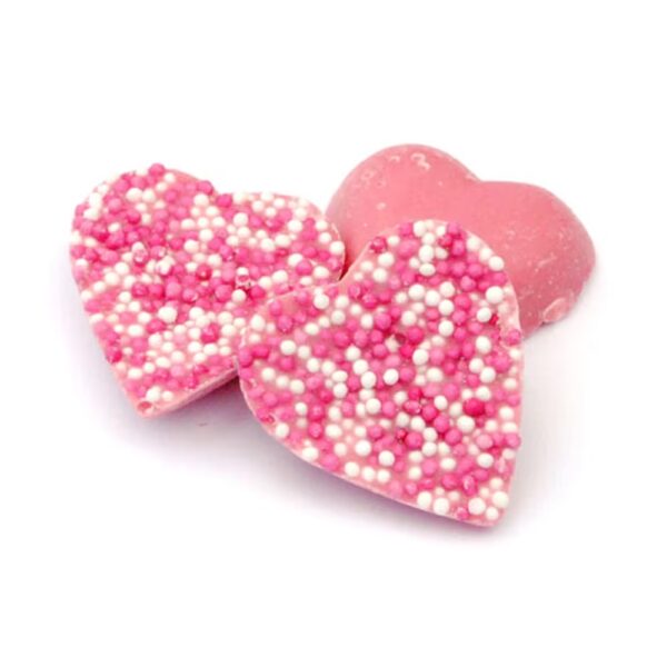 Hannah's Pink Strawberry Hearts - 200g