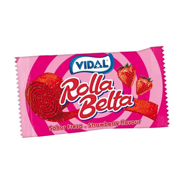 Vidal Strawberry Rolla Belta 20g