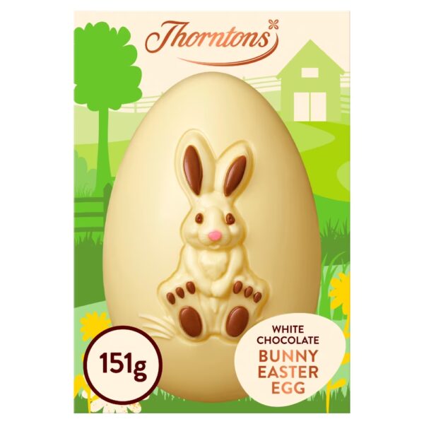 Thorntons Bunny White Chocolate Easter Egg 151g