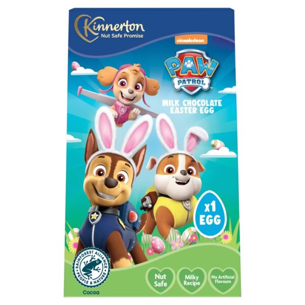 Kinnerton Paw Patrol Milk Chocolate Easter Egg 50g