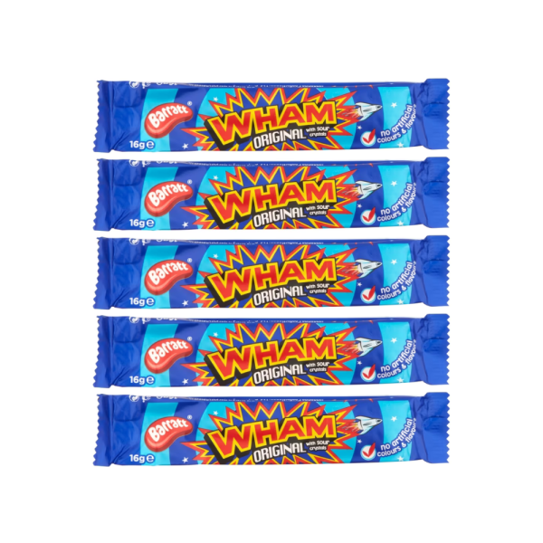 Barratt Wham Original Chew Bars 16g x 5 Pack