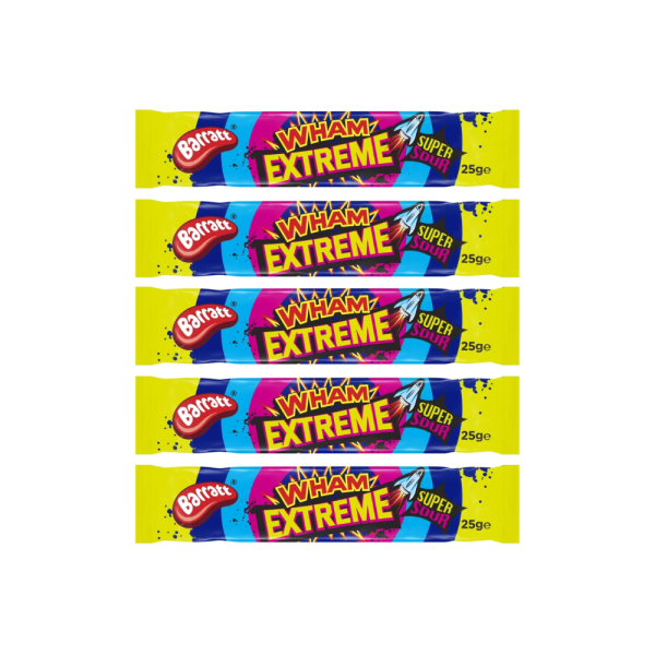 Barratt Wham Extreme Bar 25g x 5 Pack