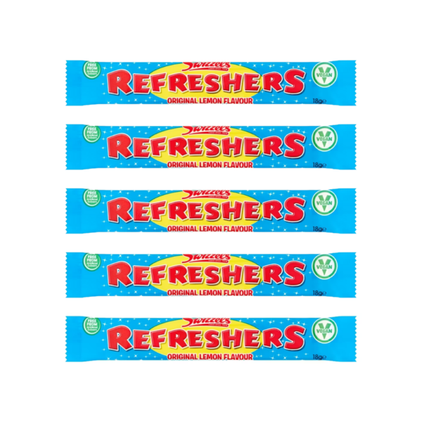 Swizzels Refreshers Original Lemon Flavour Chew Bar 18g x 5 Pack