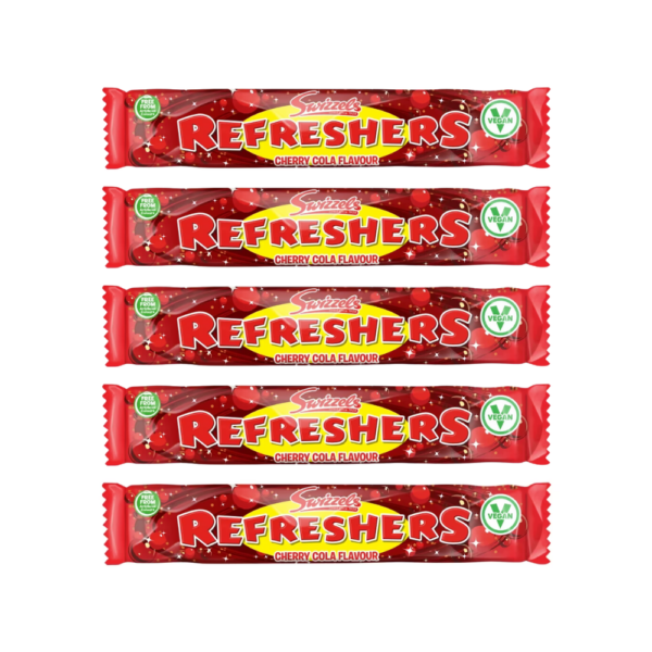 Swizzels Refreshers Cherry Cola Flavour Chew Bar 18g x 5 Pack