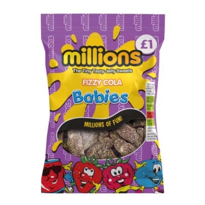 Millions Fizzy Cola Babies Bag 120g £1 PMP