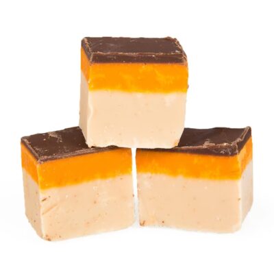 Luxury Jaffa Cake Fudge Cubes 100g