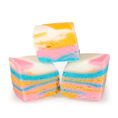 Luxury Bubblegum Nougat Cubes 100g