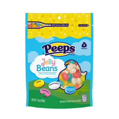 PEEPS Flavored Jelly Beans Chewy Assorted Marshmallow and Fruit Flavored Candy 283g - (USA)