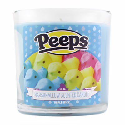Peeps Marshmallow Triple Wick Scented Candle 14oz 396g - (USA)
