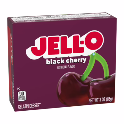 Jell-O Black Cherry Gelatin Dessert 85g - (USA)